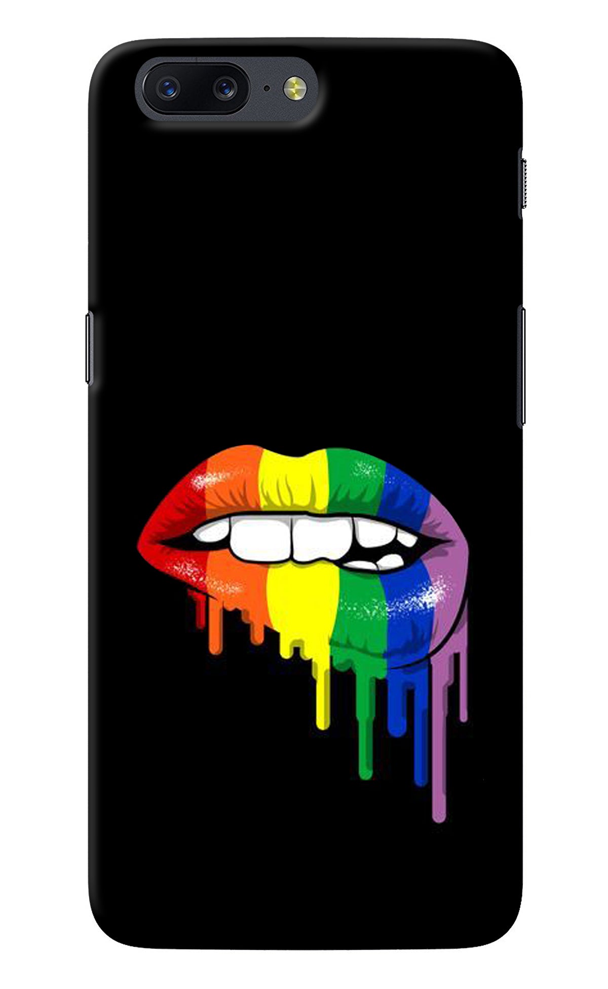 Lips Biting Oneplus 5 Back Cover