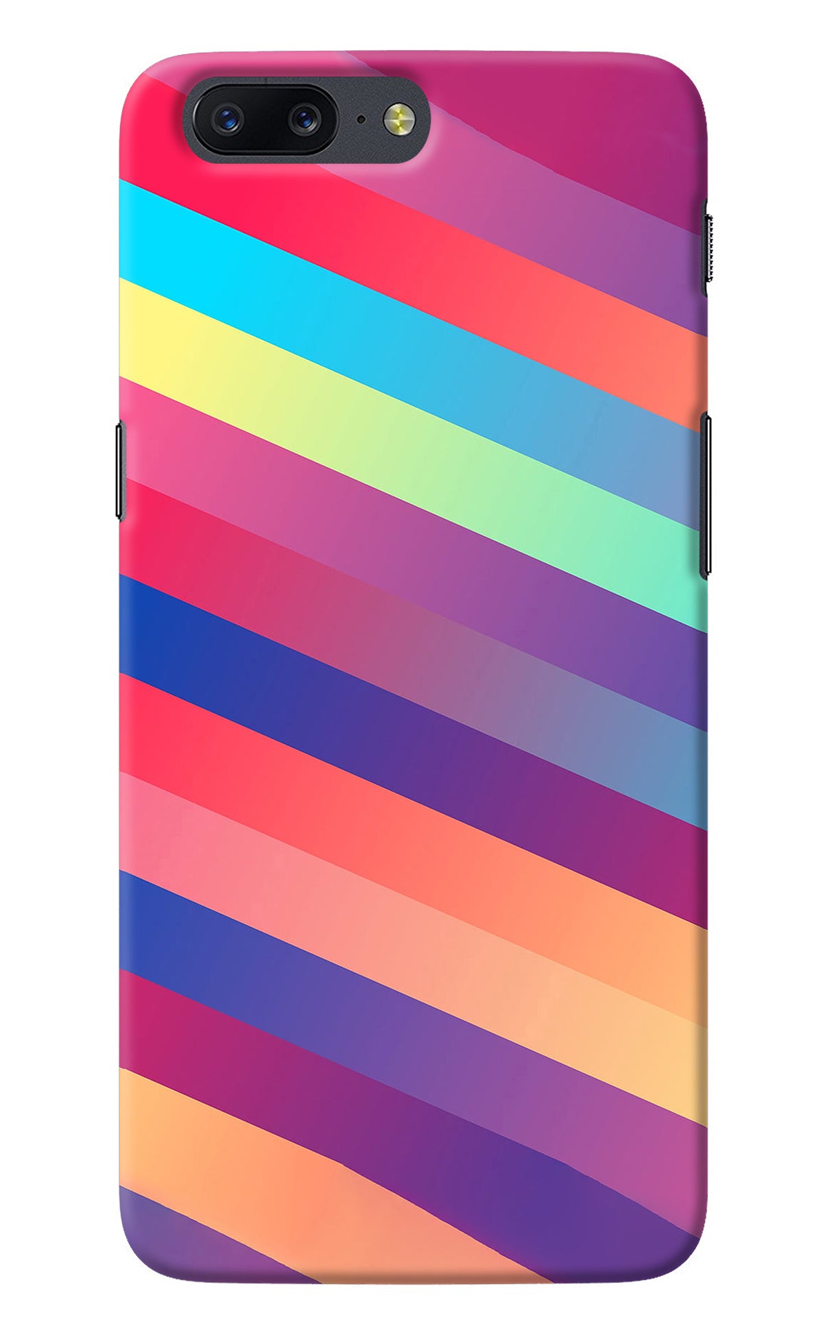 Stripes color Oneplus 5 Back Cover