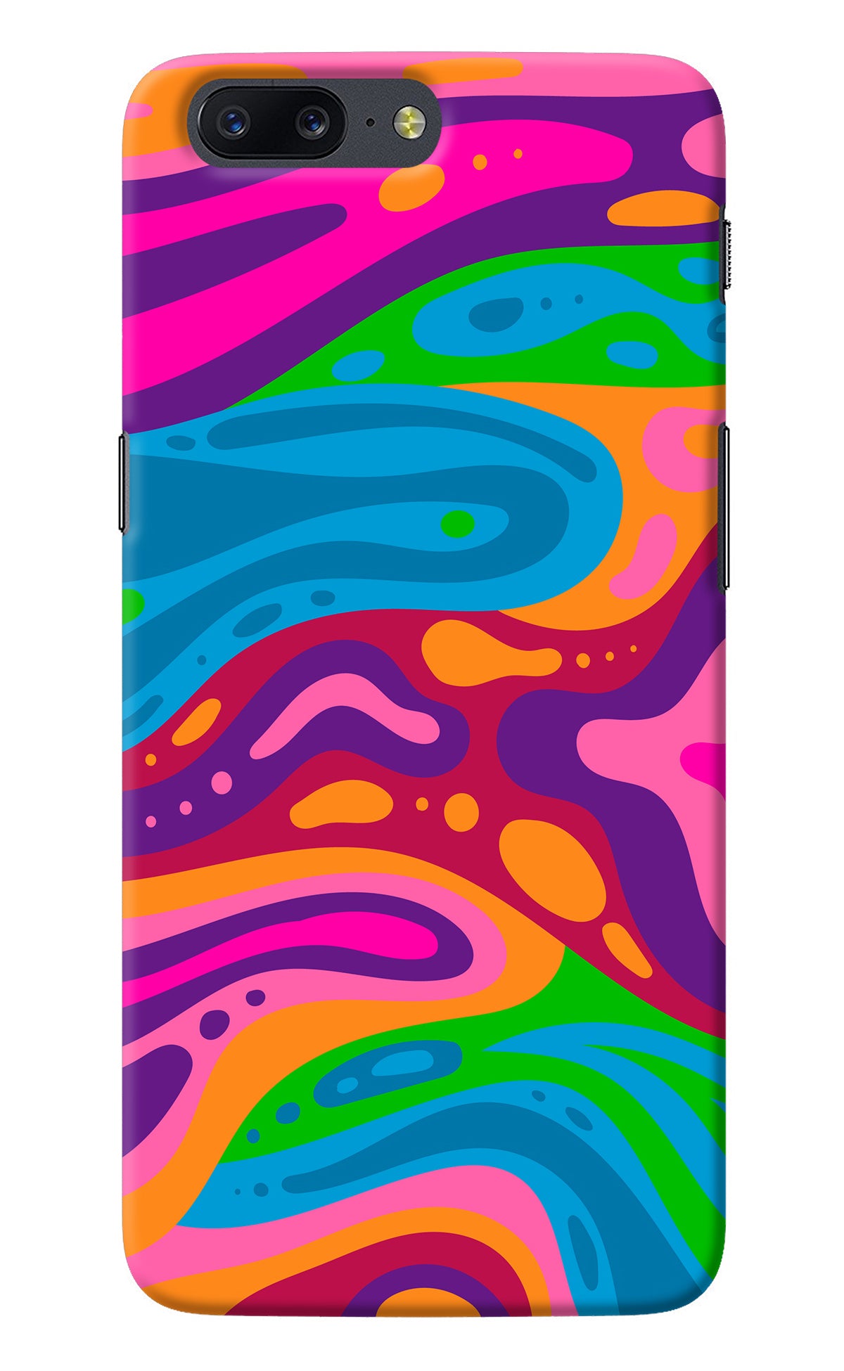 Trippy Pattern Oneplus 5 Back Cover