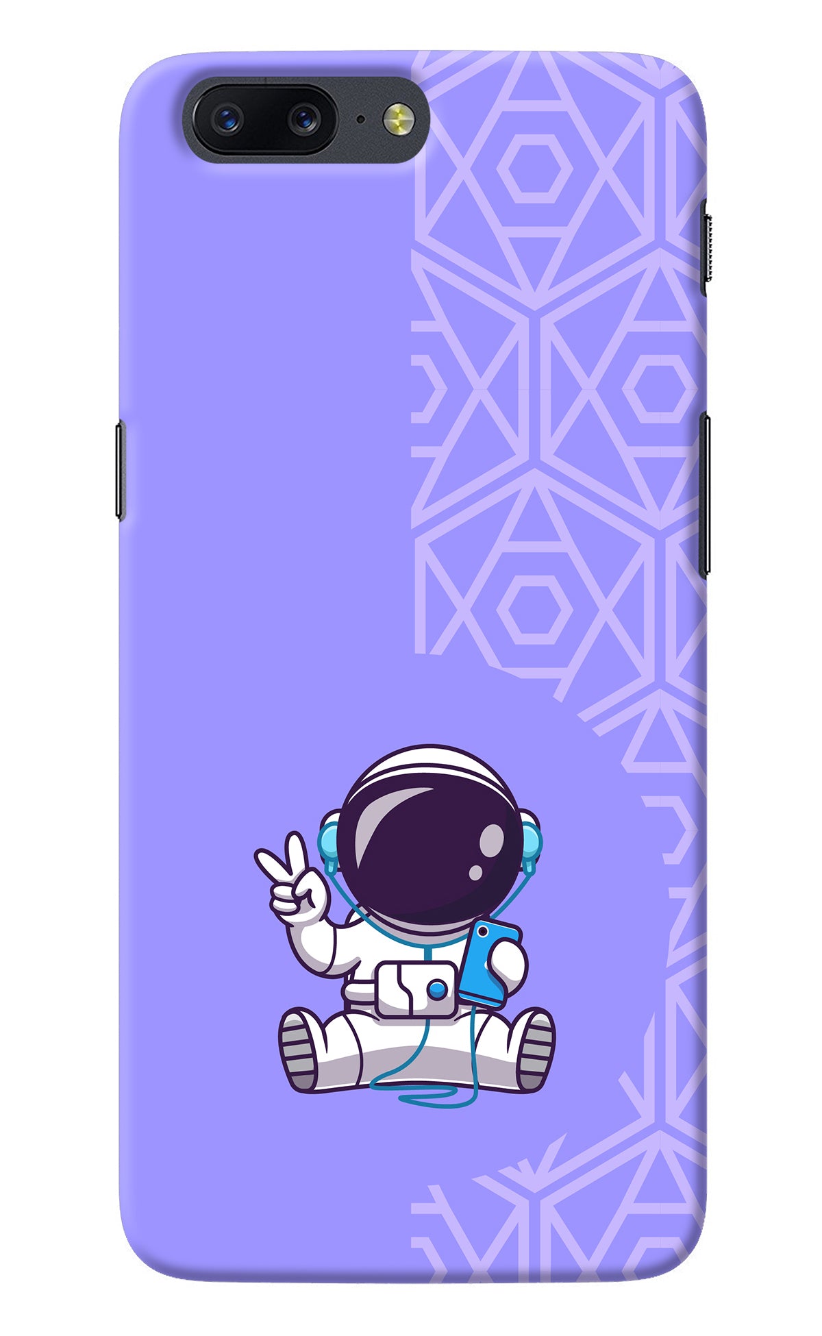 Cute Astronaut Chilling Oneplus 5 Back Cover