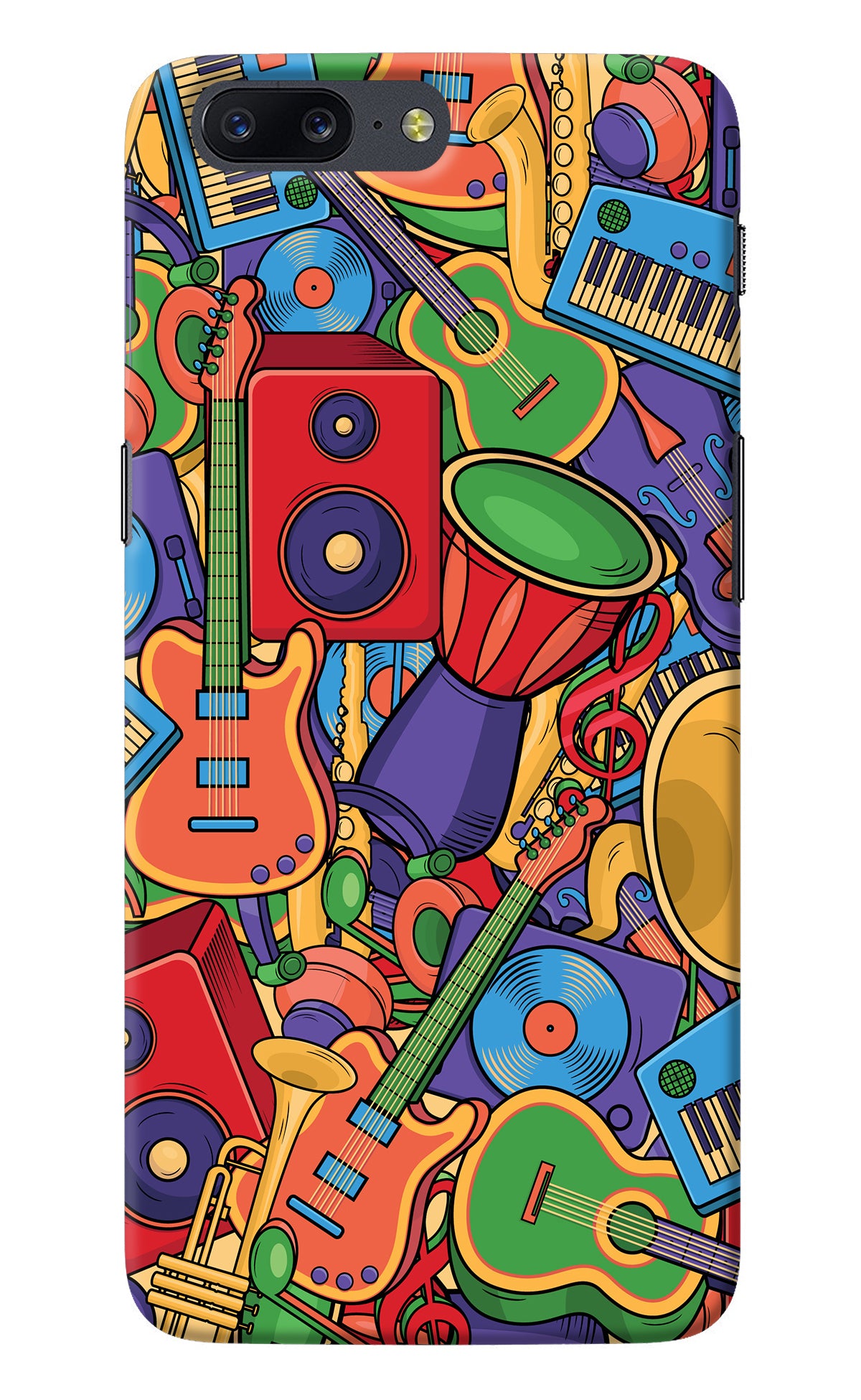 Music Instrument Doodle Oneplus 5 Back Cover