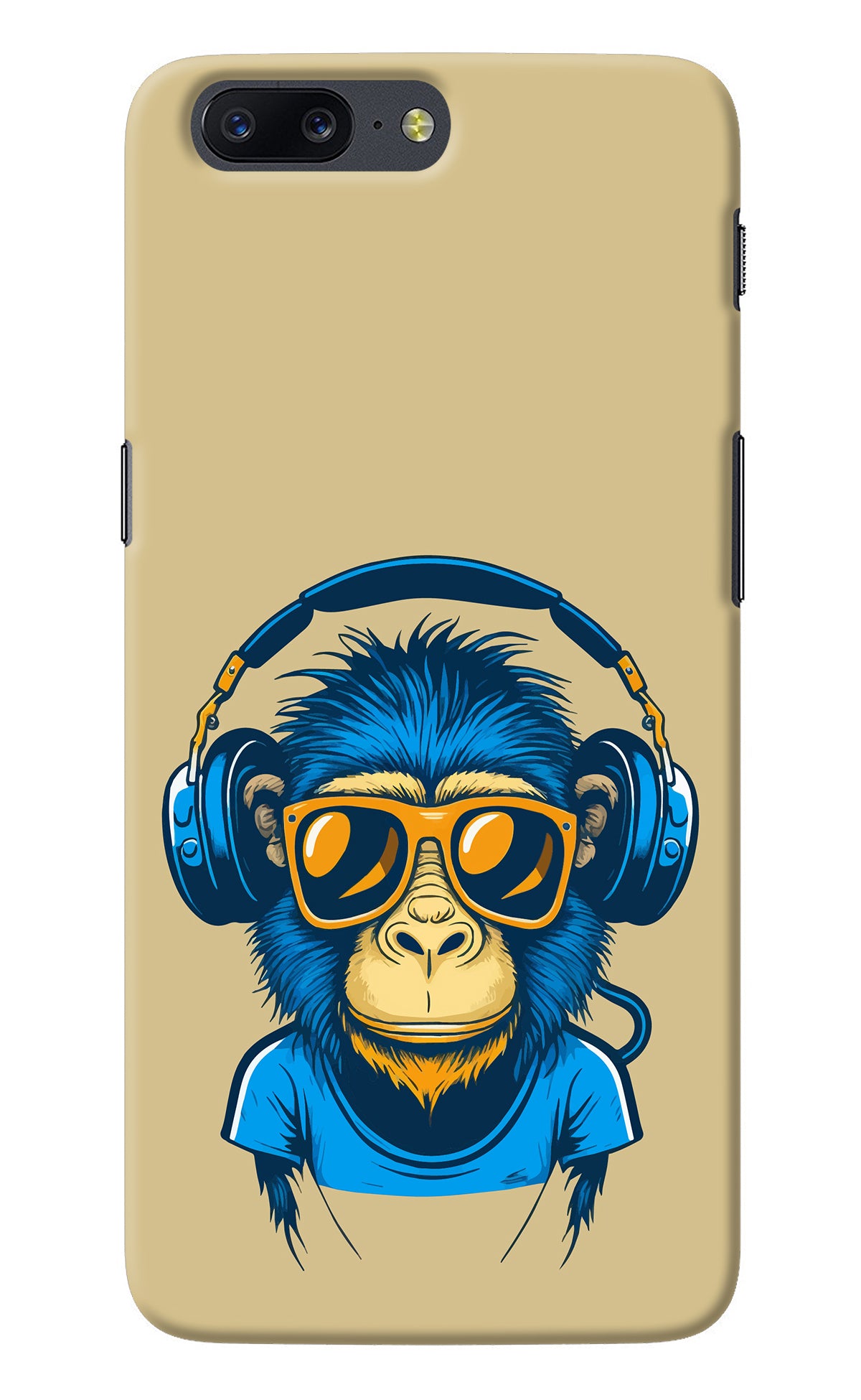 Monkey Headphone Oneplus 5 Back Cover