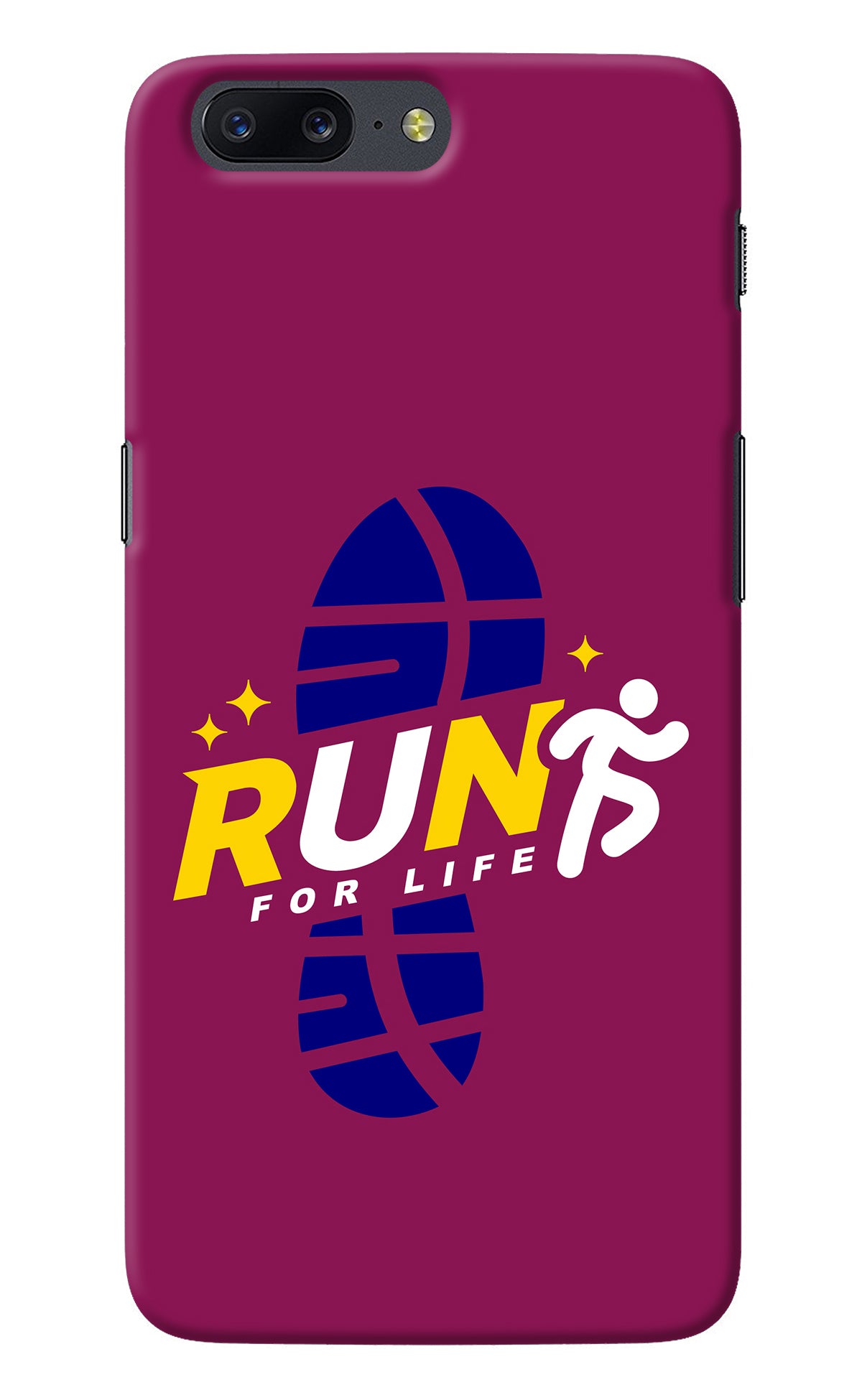 Run for Life Oneplus 5 Back Cover