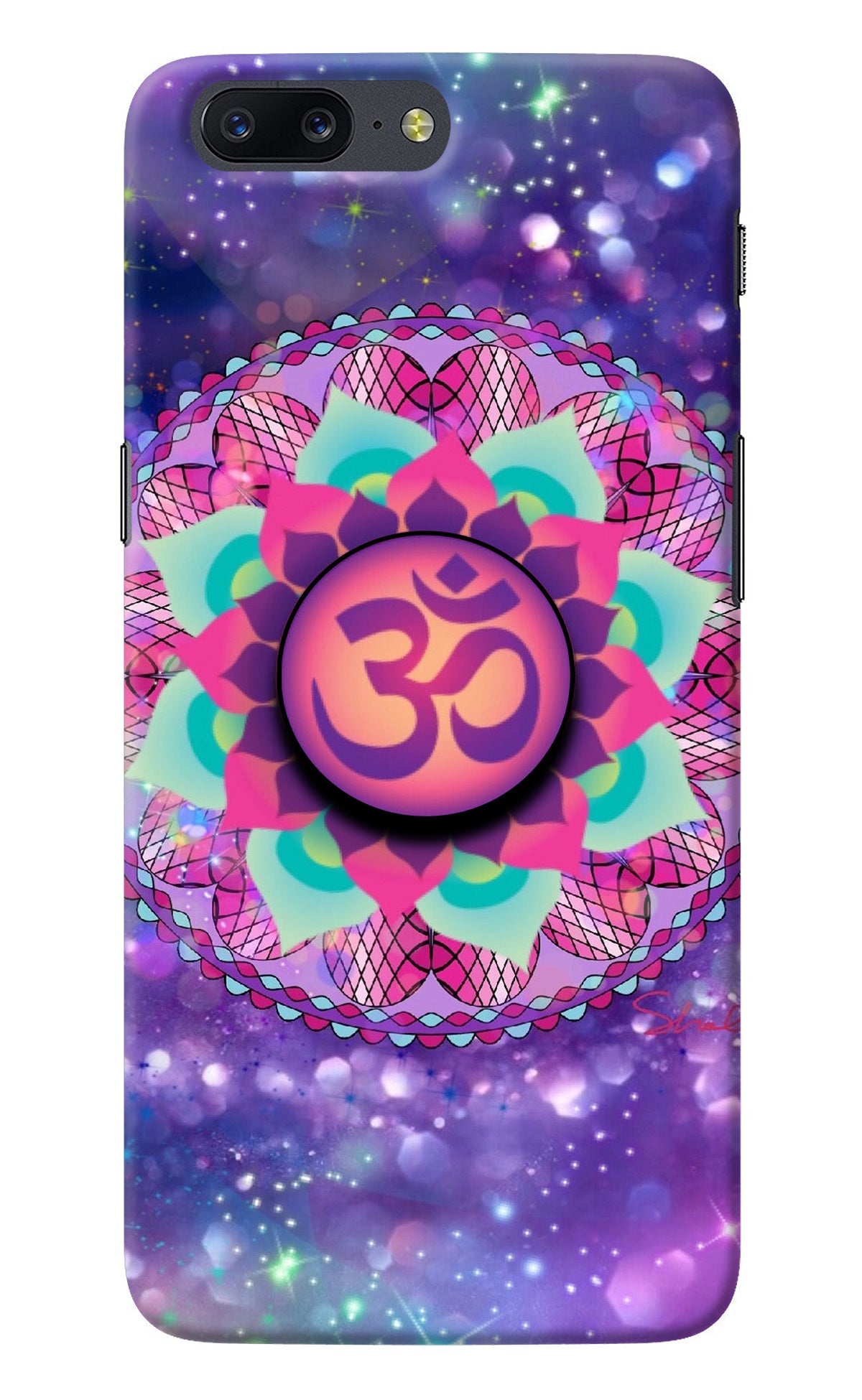 Om Purple Oneplus 5 Pop Case