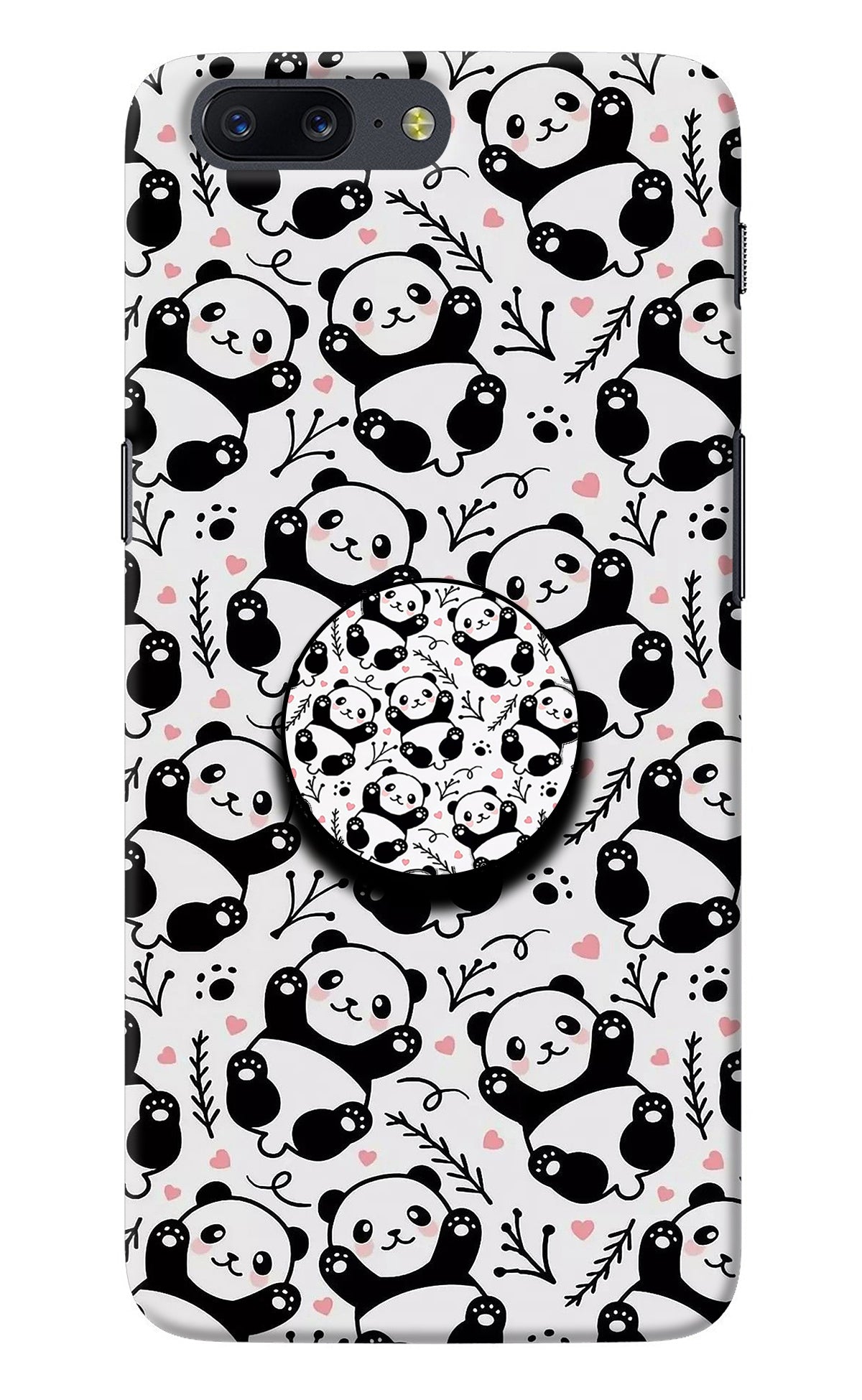 Cute Panda Oneplus 5 Pop Case