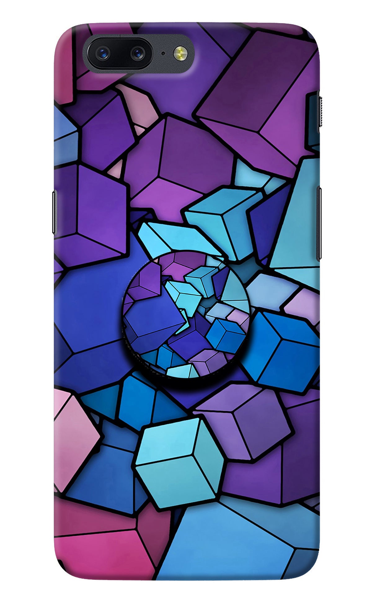 Cubic Abstract Oneplus 5 Pop Case