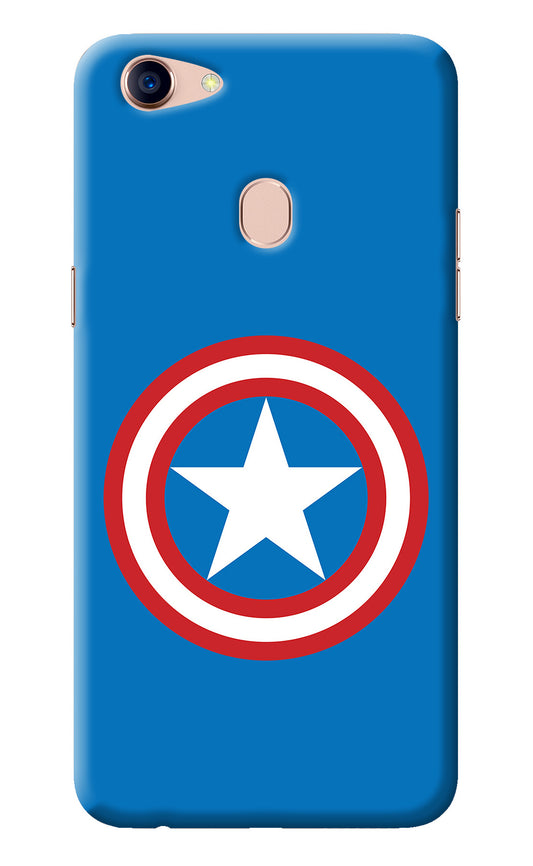 Captain America Logo Oppo F5 Back Cover
