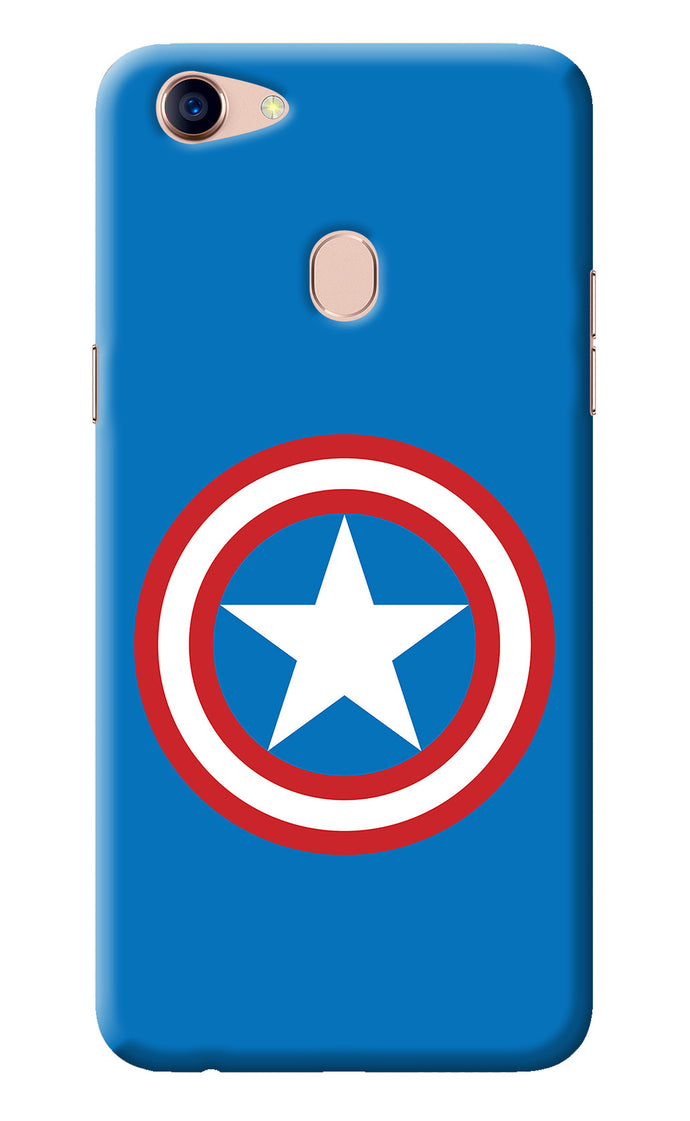 Captain America Logo Oppo F5 Back Cover