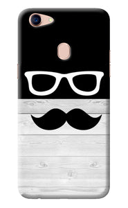 Mustache Oppo F5 Back Cover