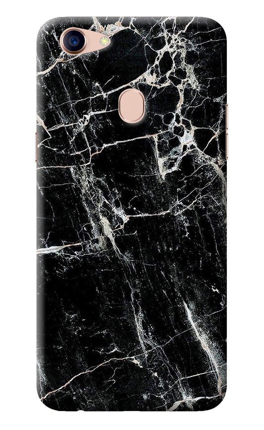 Black Marble Texture Oppo F5 Back Cover