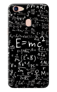 Physics Albert Einstein Formula Oppo F5 Back Cover