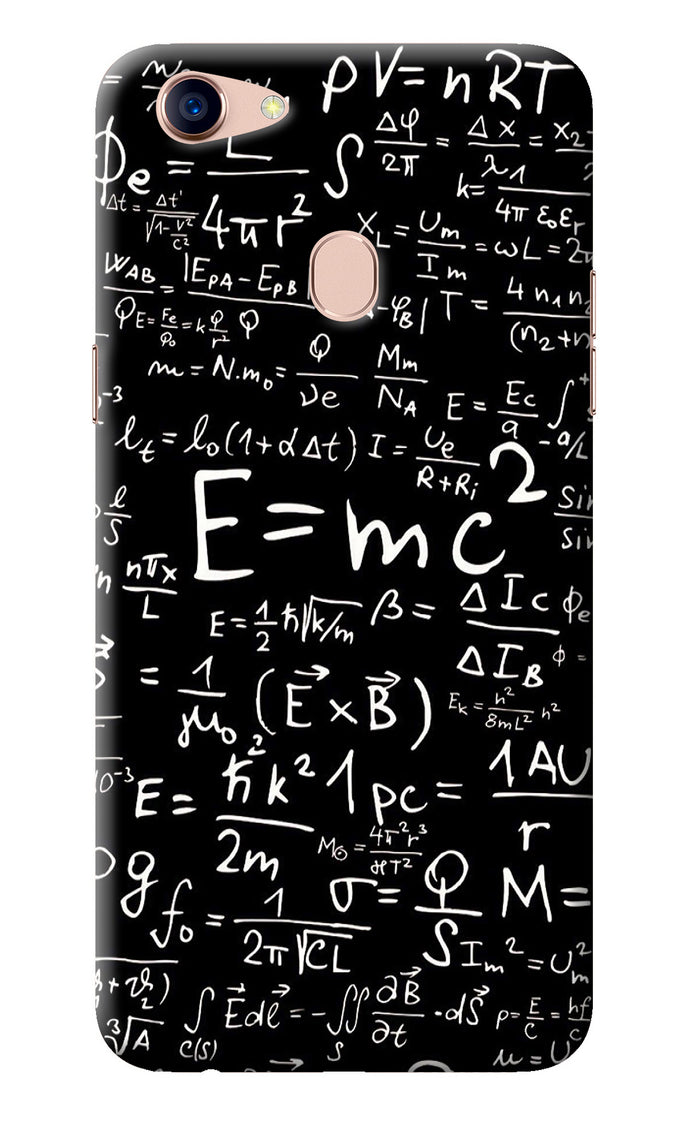 Physics Albert Einstein Formula Oppo F5 Back Cover