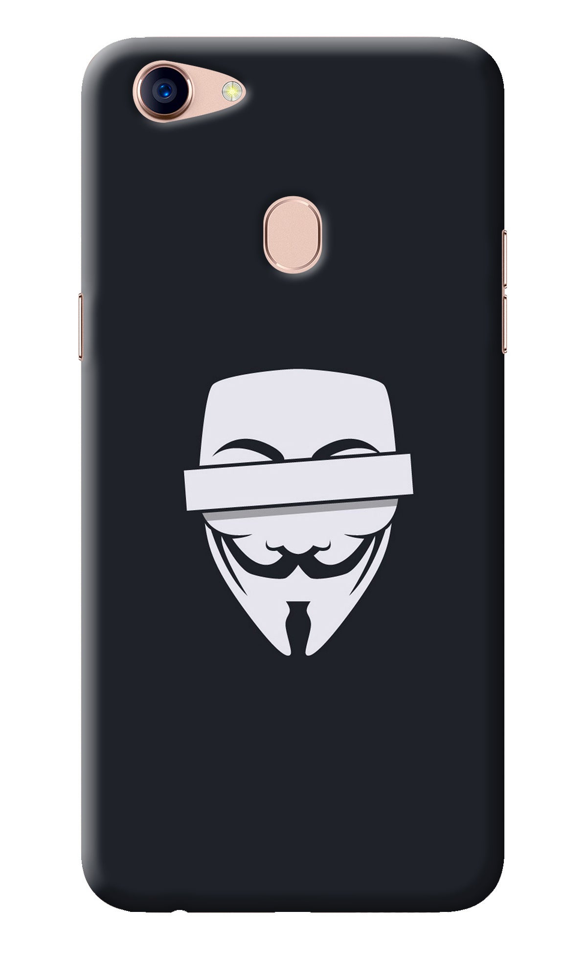 Anonymous Face Oppo F5 Back Cover