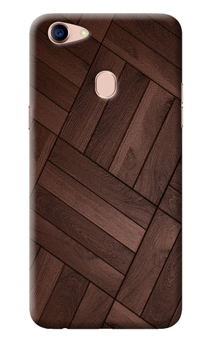 Wooden Texture Design Oppo F5 Back Cover