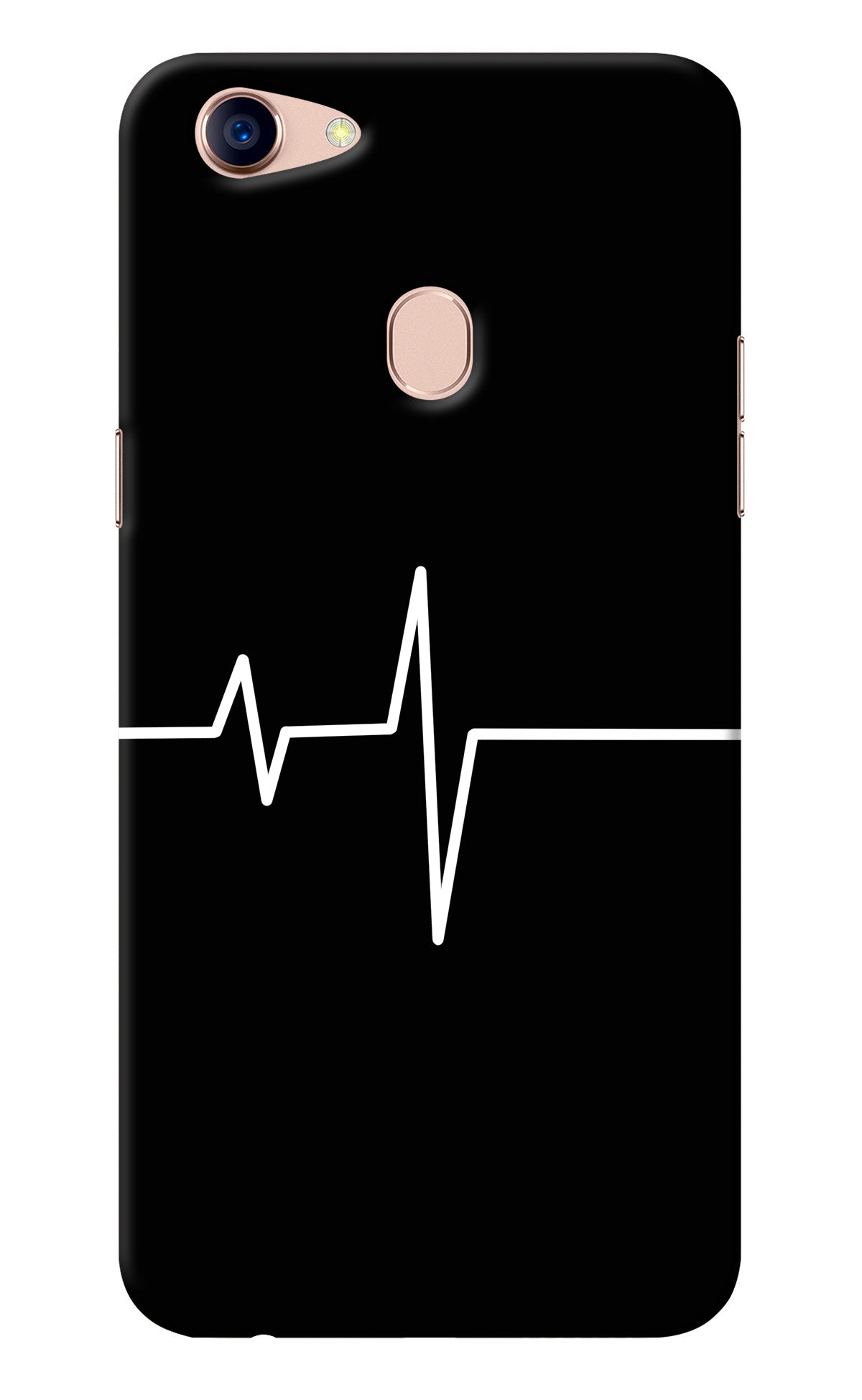 Heart Beats Oppo F5 Back Cover