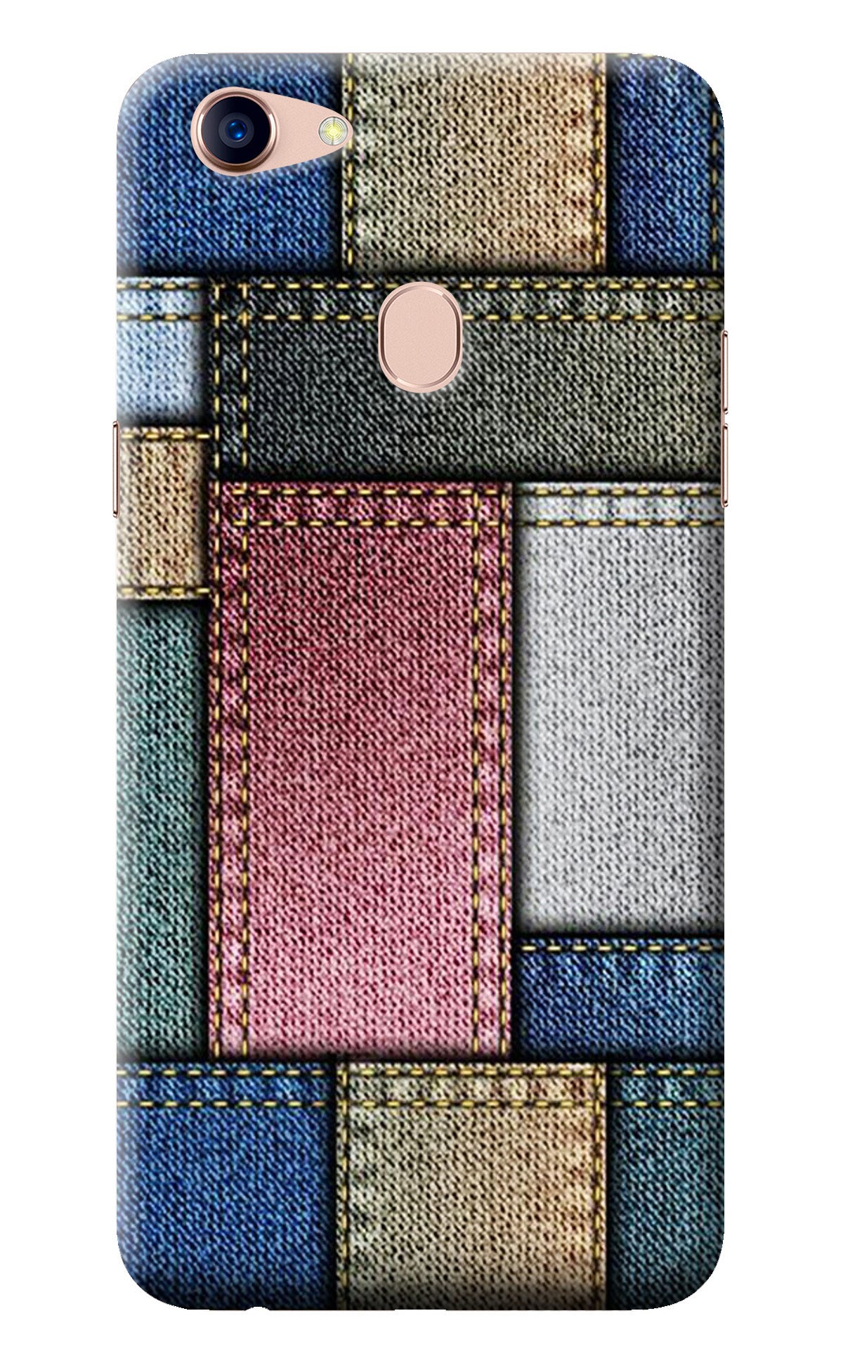 Multicolor Jeans Oppo F5 Back Cover