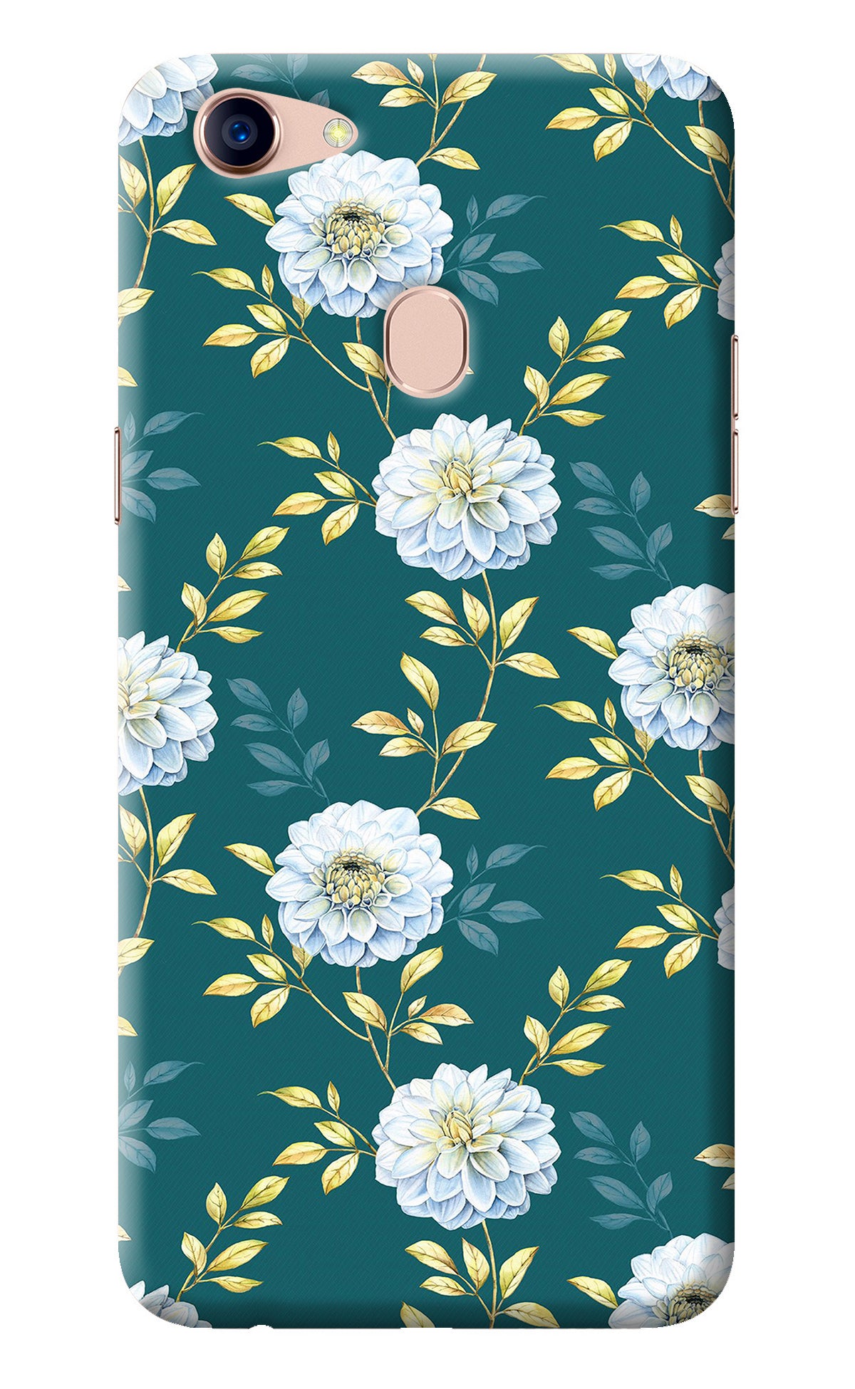 Flowers Oppo F5 Back Cover