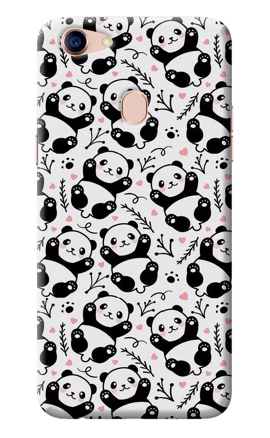 Cute Panda Oppo F5 Back Cover