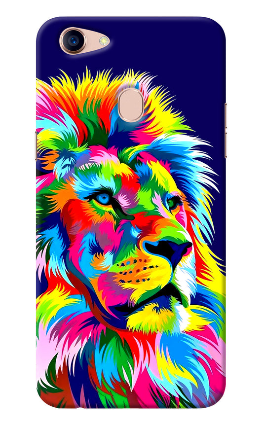 Vector Art Lion Oppo F5 Back Cover