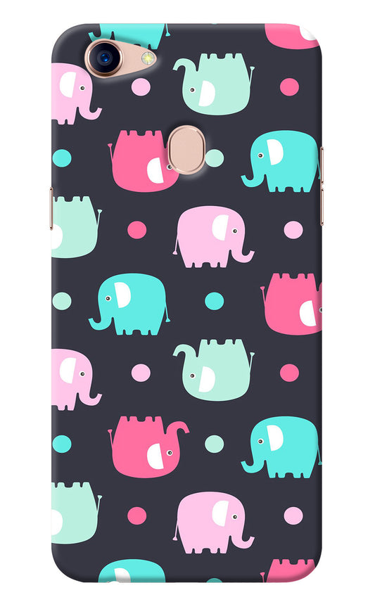 Elephants Oppo F5 Back Cover