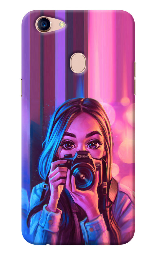 Girl Photographer Oppo F5 Back Cover