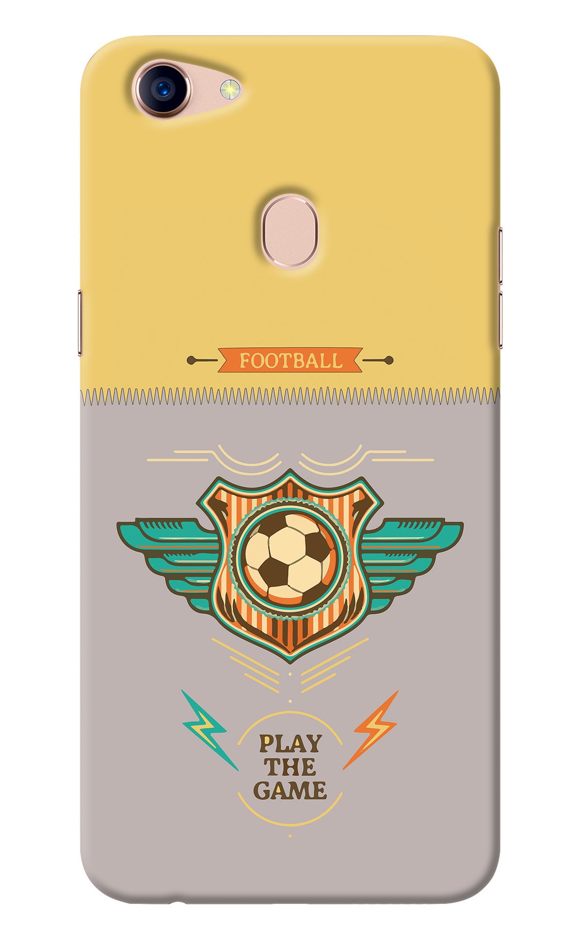 Football Oppo F5 Back Cover