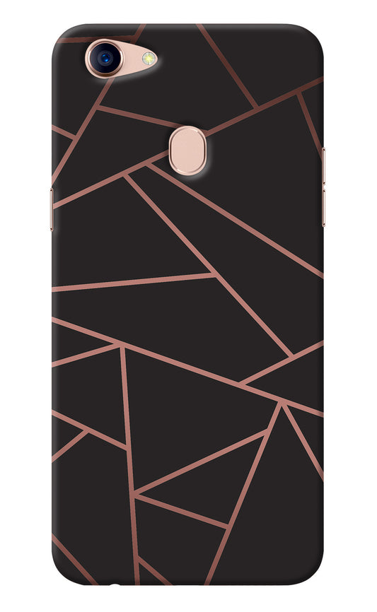 Geometric Pattern Oppo F5 Back Cover