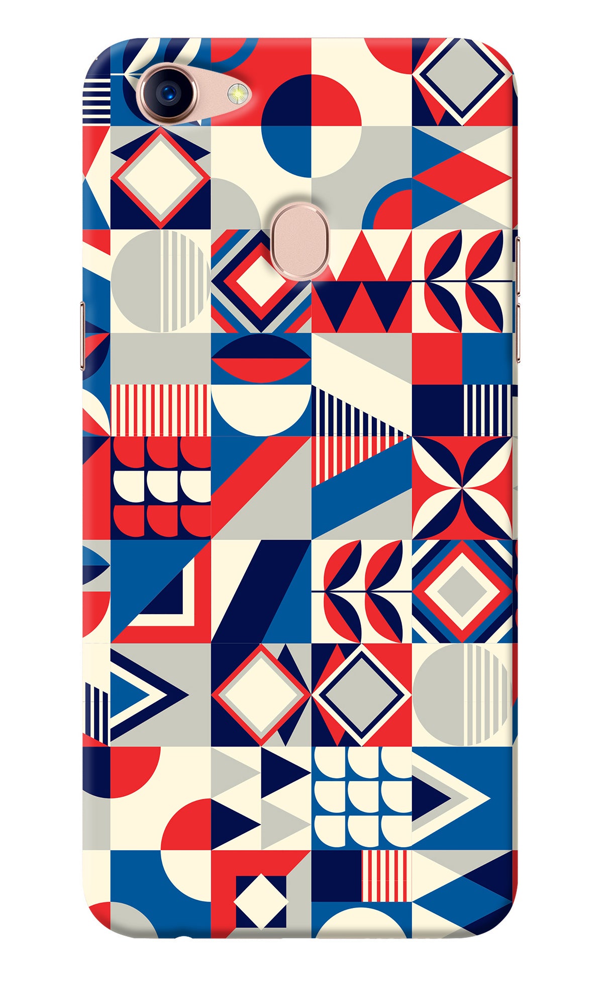 Colorful Pattern Oppo F5 Back Cover