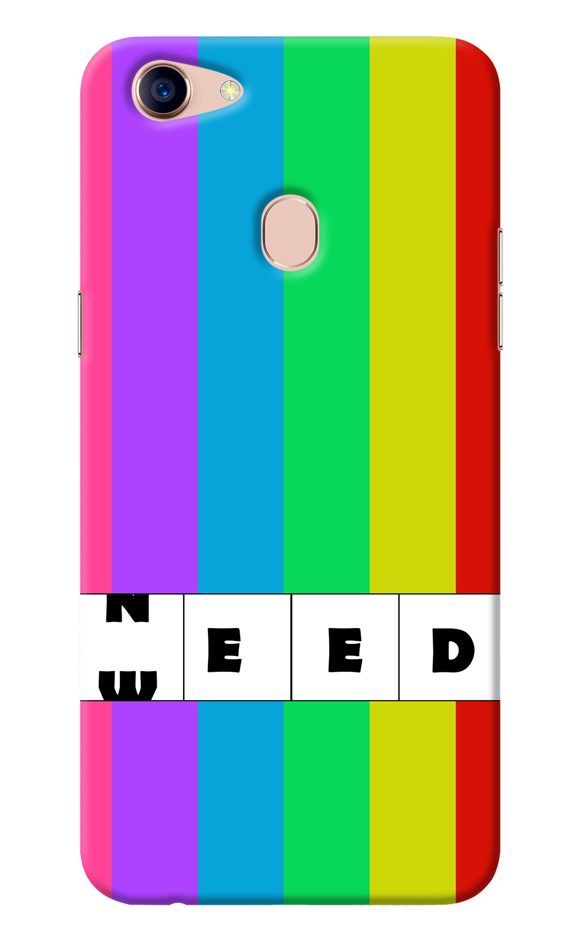 Need Weed Oppo F5 Back Cover