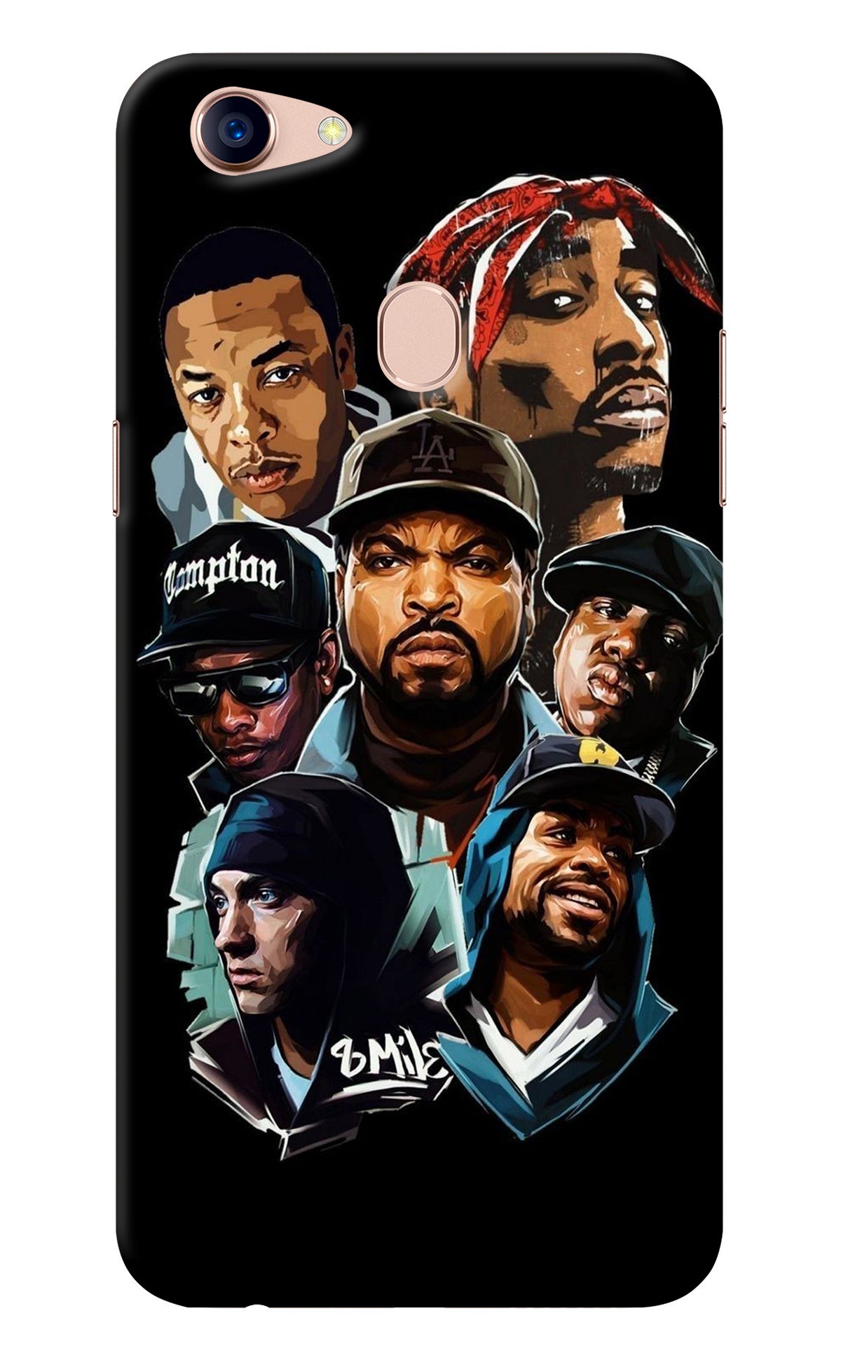 Rappers Oppo F5 Back Cover