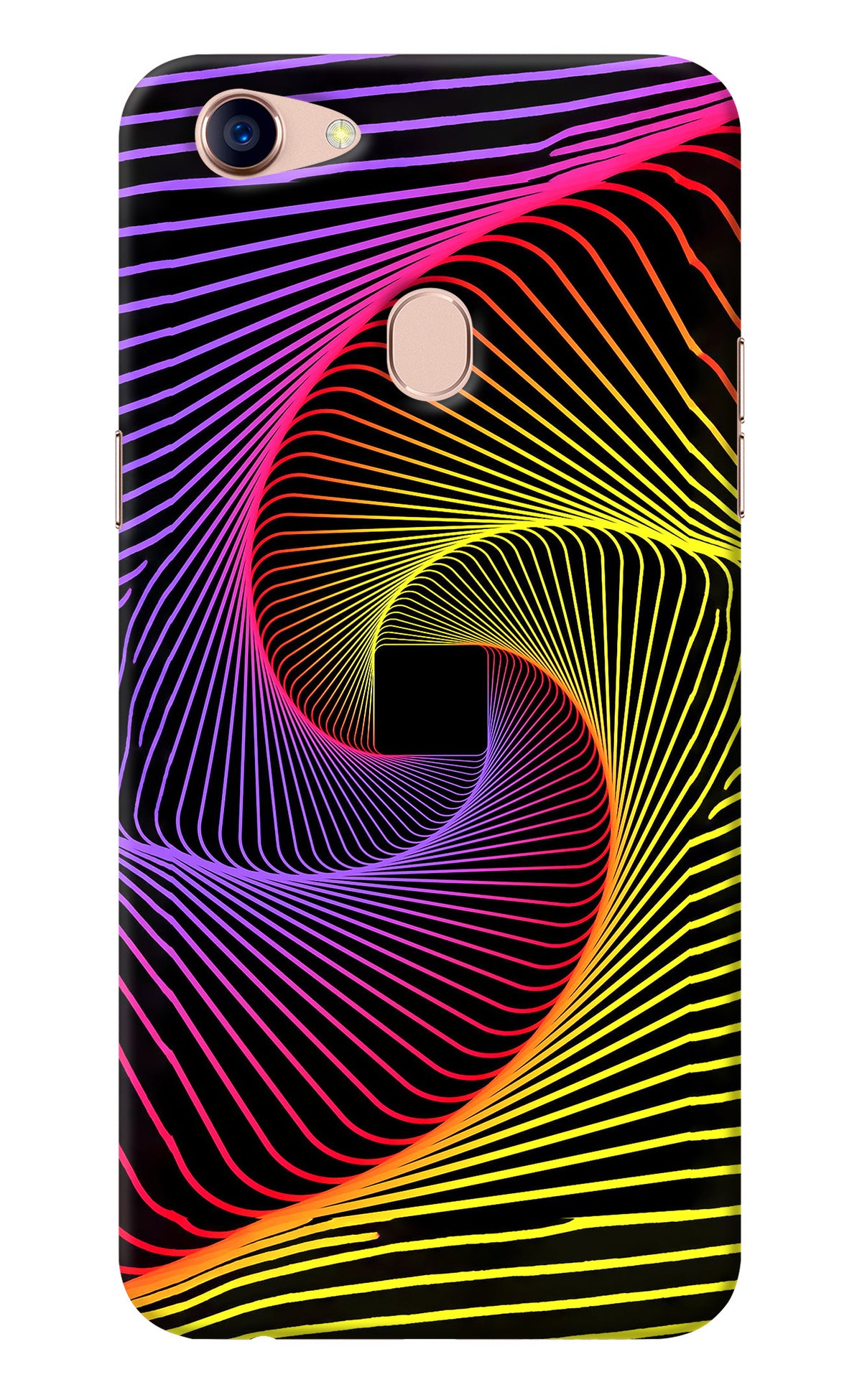 Colorful Strings Oppo F5 Back Cover