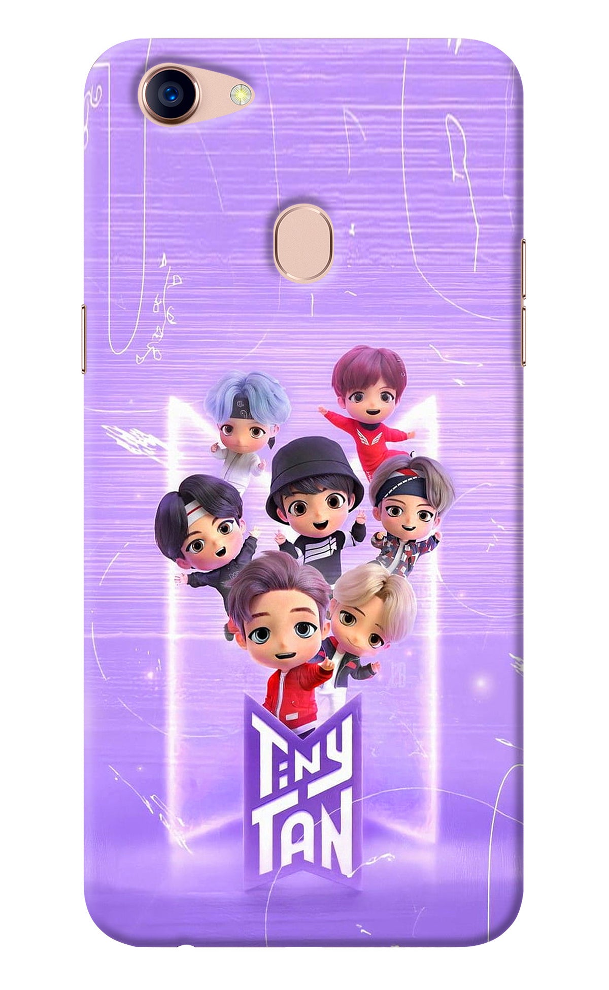 BTS Tiny Tan Oppo F5 Back Cover