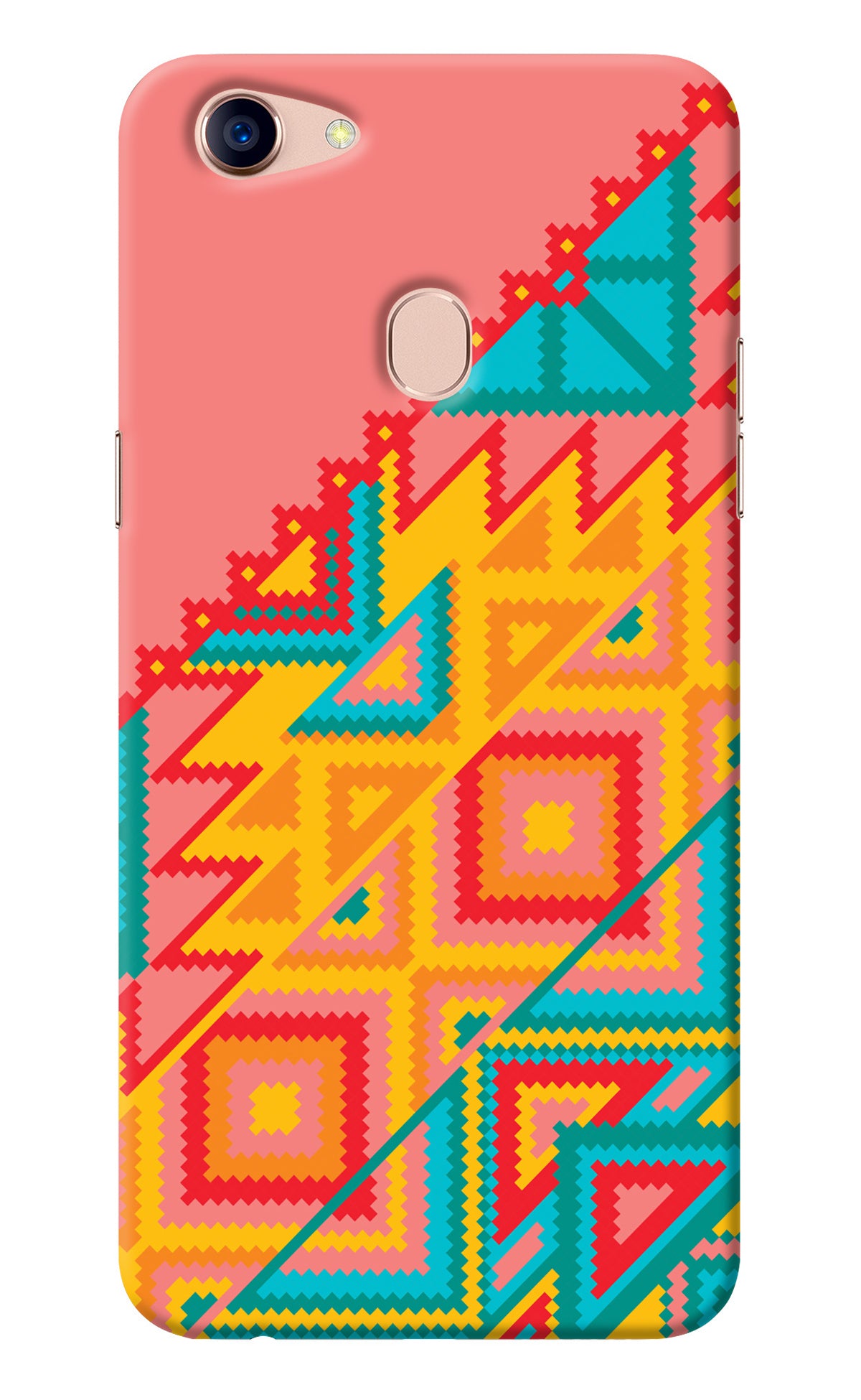 Aztec Tribal Oppo F5 Back Cover