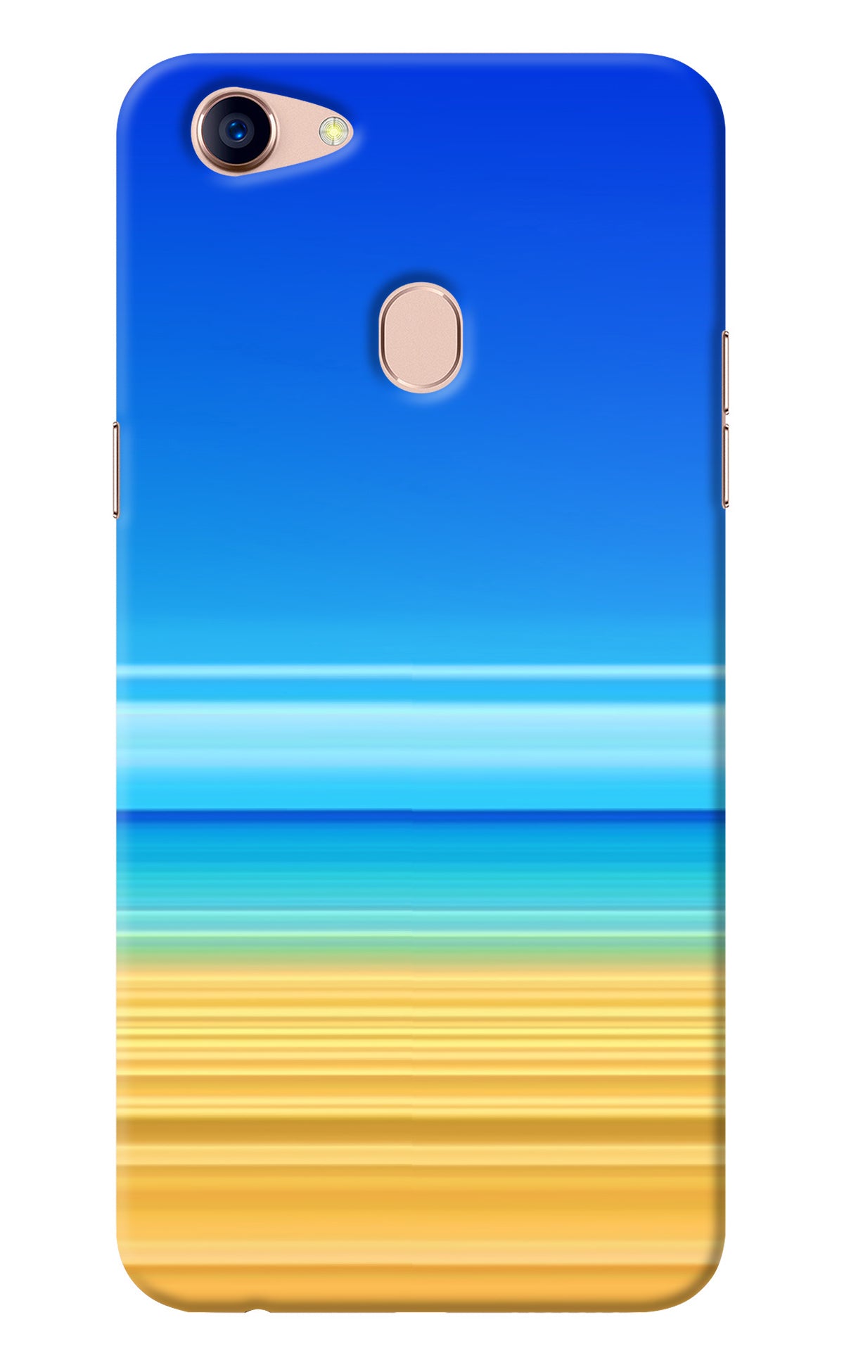 Beach Art Oppo F5 Back Cover