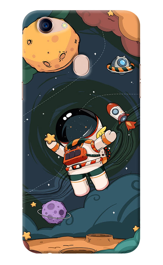 Cartoon Astronaut Oppo F5 Back Cover
