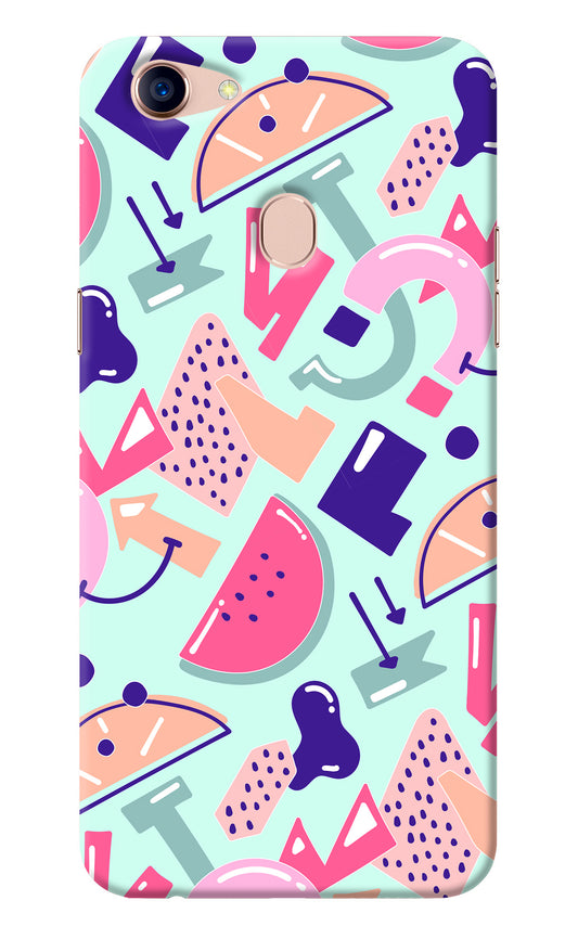 Doodle Pattern Oppo F5 Back Cover