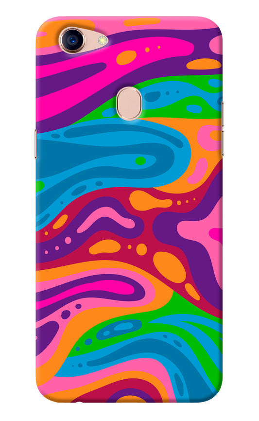 Trippy Pattern Oppo F5 Back Cover