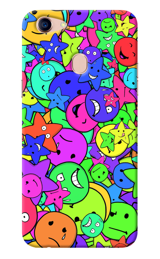 Fun Doodle Oppo F5 Back Cover