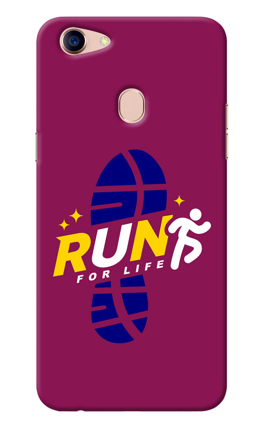Run for Life Oppo F5 Back Cover