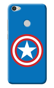 Captain America Logo Redmi Y1 Back Cover