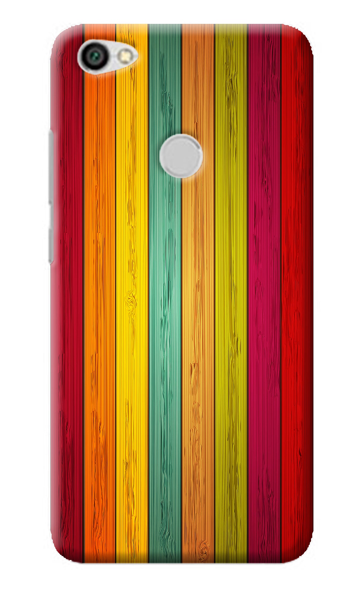 Multicolor Wooden Redmi Y1 Back Cover