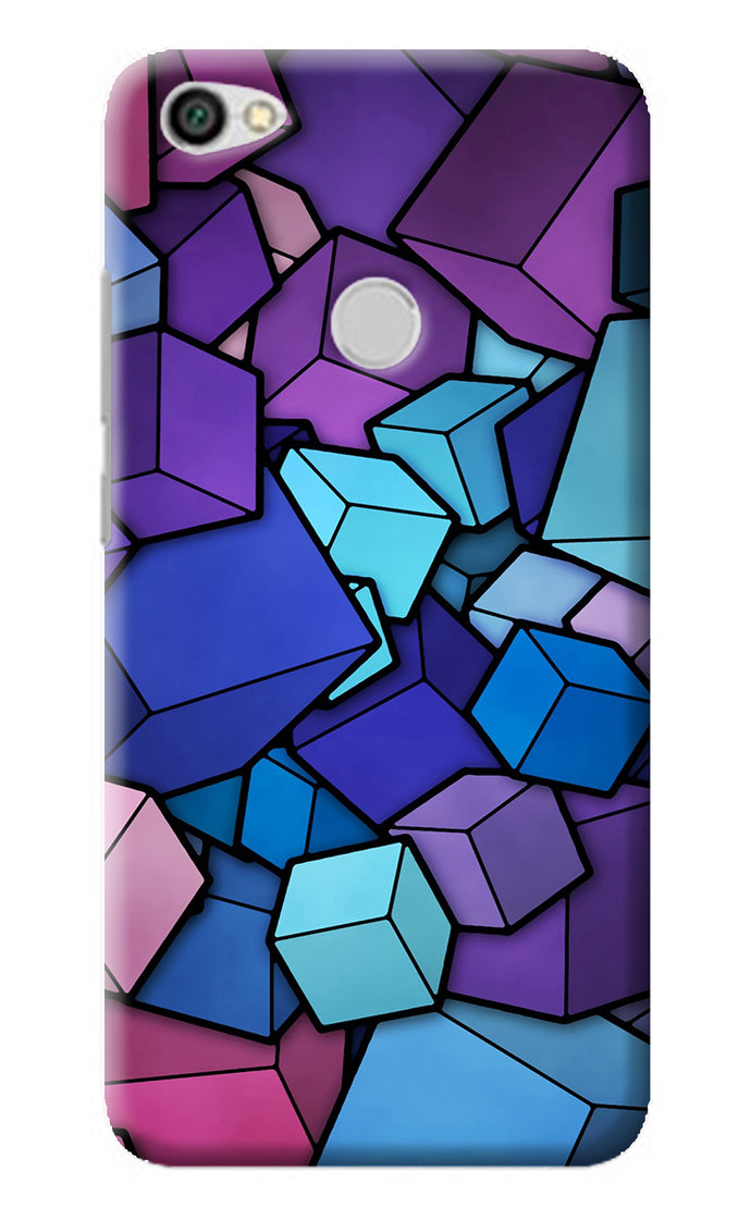 Cubic Abstract Redmi Y1 Back Cover