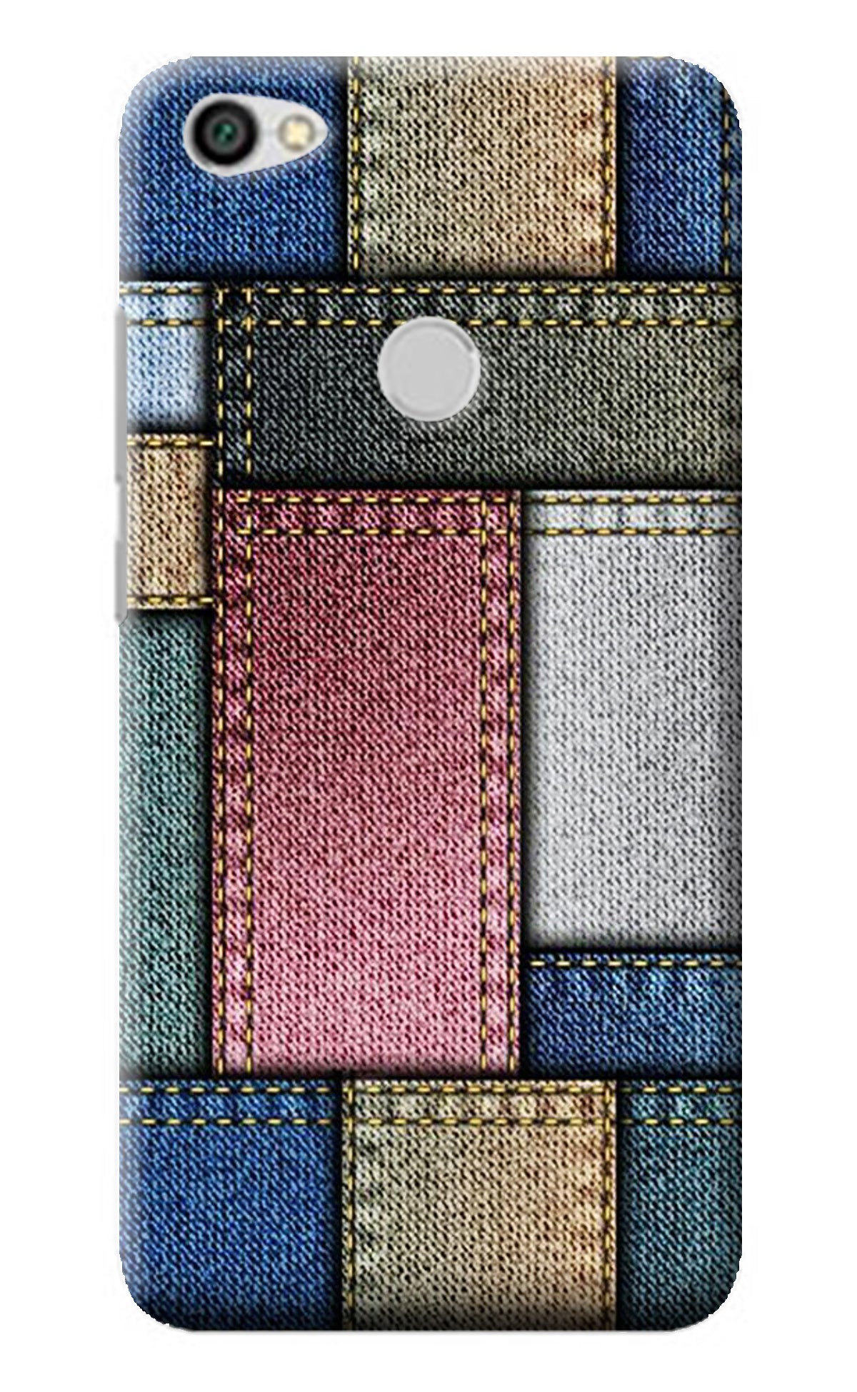 Multicolor Jeans Redmi Y1 Back Cover