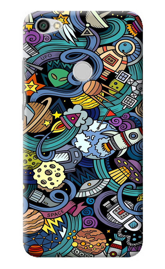 Space Abstract Redmi Y1 Back Cover