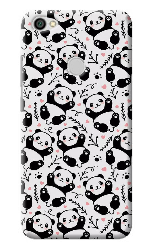 Cute Panda Redmi Y1 Back Cover
