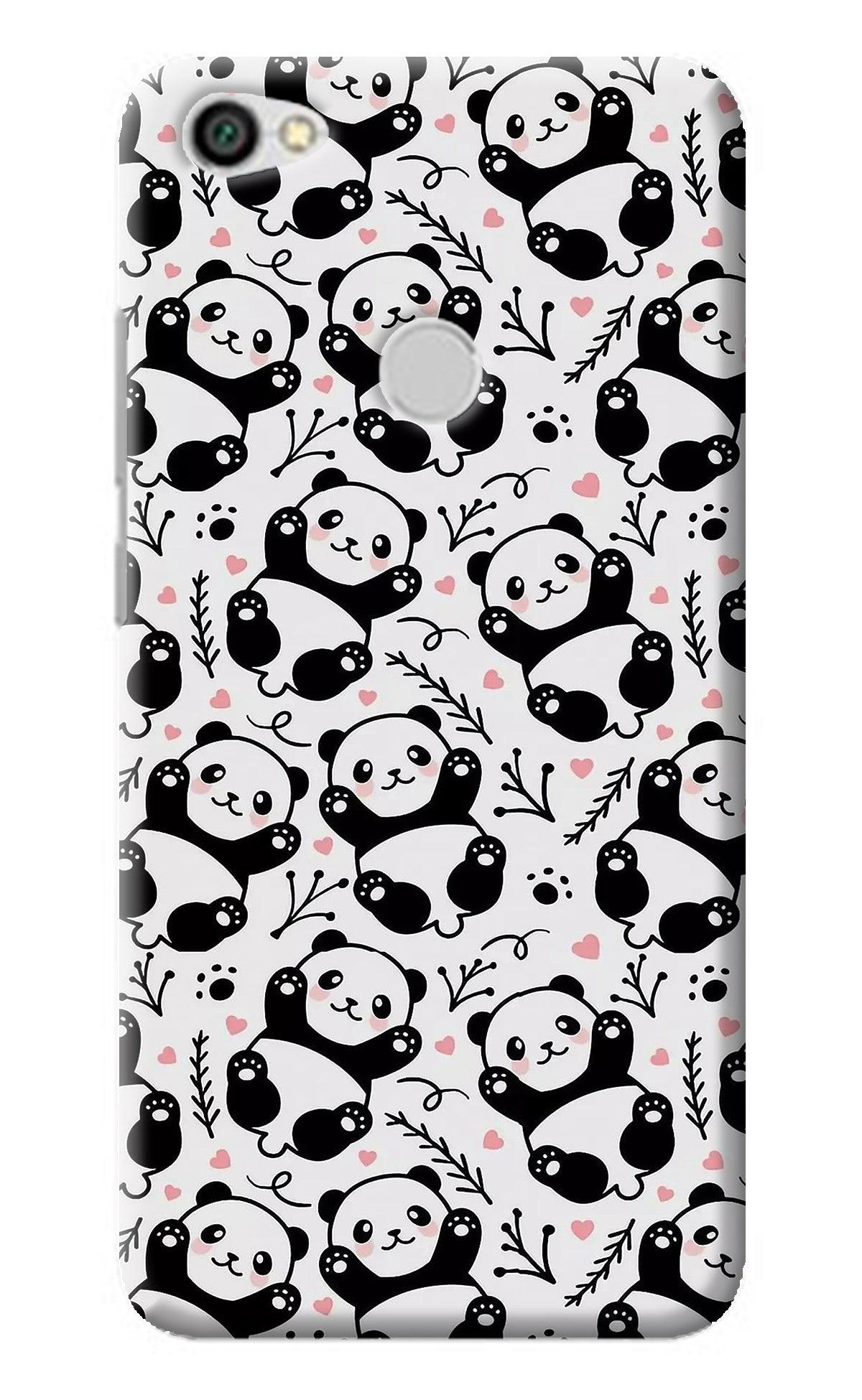 Cute Panda Redmi Y1 Back Cover