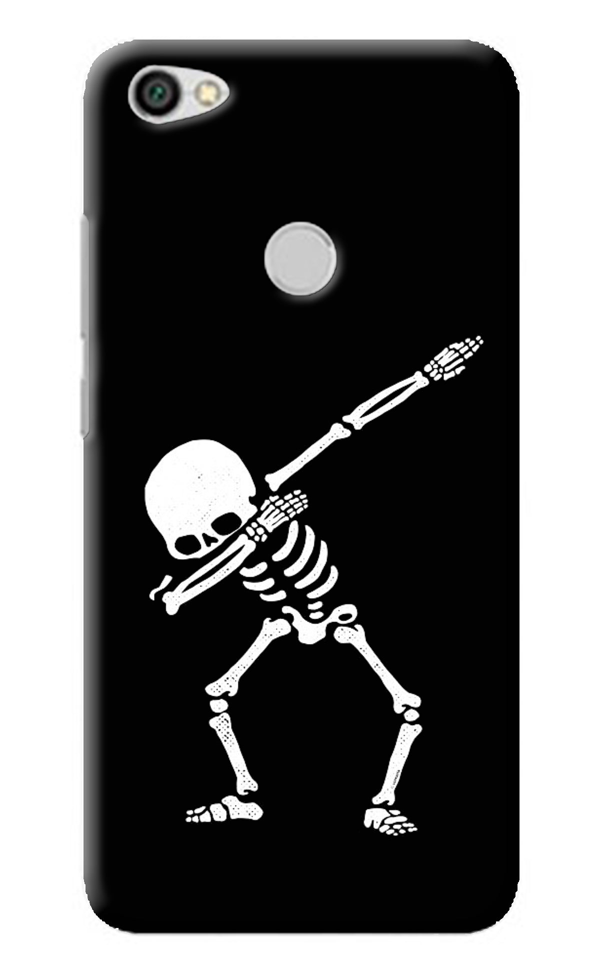 Dabbing Skeleton Art Redmi Y1 Back Cover