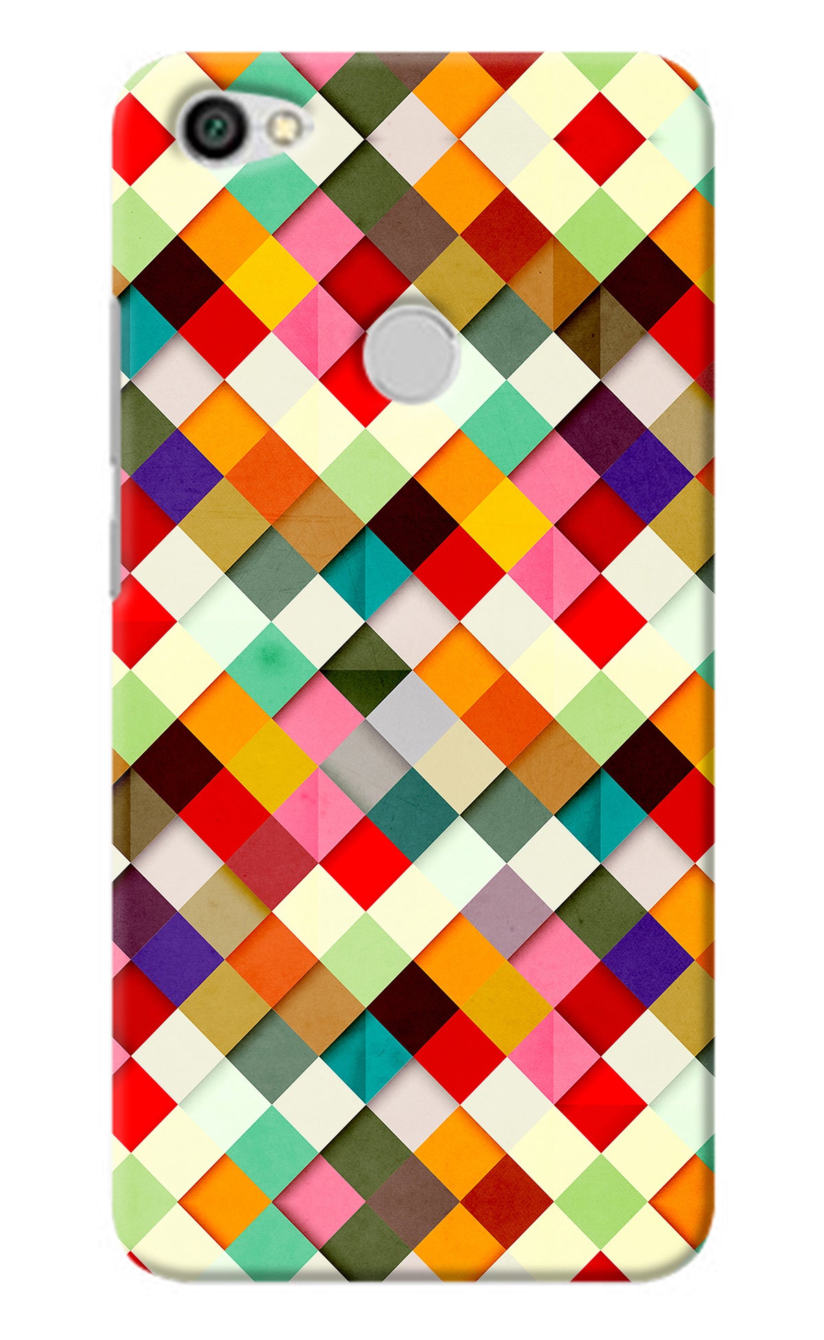 Geometric Abstract Colorful Redmi Y1 Back Cover