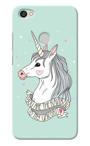 Unicorn Wallpaper Redmi Y1 Back Cover