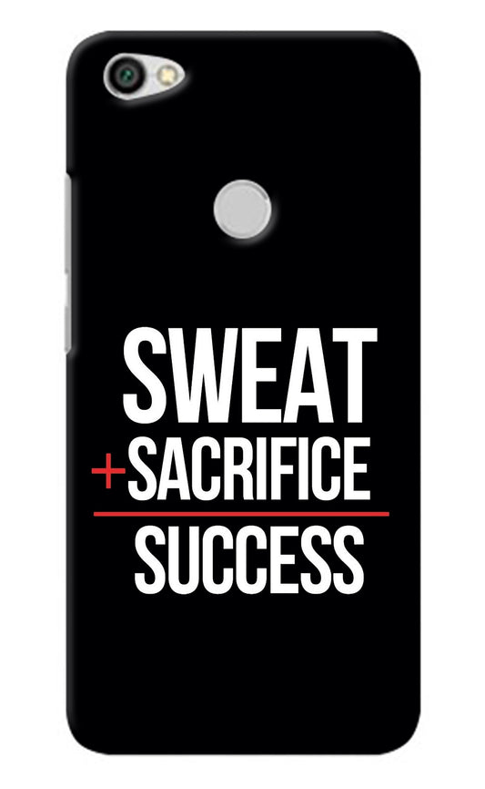 Sweat Sacrifice Success Redmi Y1 Back Cover